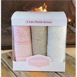 Çapa Home Wedding Mutfak Havlusu 30x50 cm 3lü  -Çeşit-