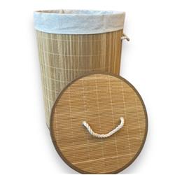 Sever Home PR34313 Bambu Katlanır Çamaşır Sepeti