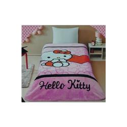 Kristal Hello Kitty Cute Lisanslı Tek Kişilik Battaniye